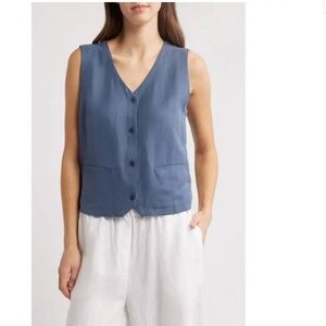 NWT EILEEN FISHER
Organic Cotton & Silk Vest